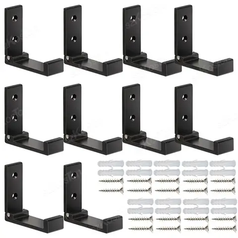 1/10 Pcs 접는 벽 후크 알루미늄 합금 숨겨진 가운 수건 코트 후크는 부엌 욕실 문 걸이에 대한 공간을 절약합니다