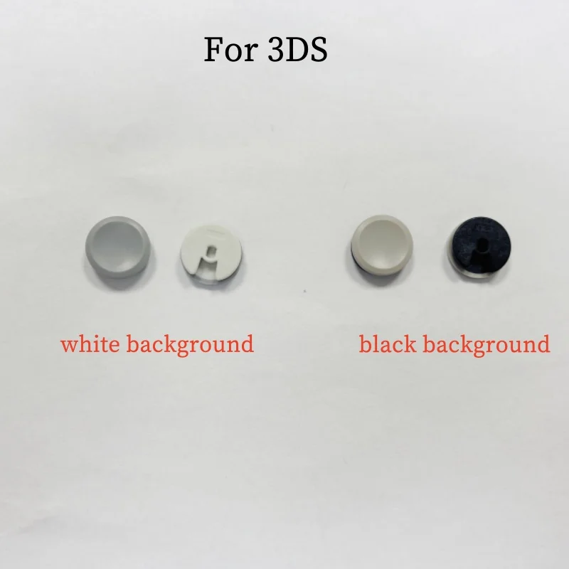 

100PCS Original New Grey and White Analog Thumb Stick Controller Stick Cap 3D Joystick Cap for 3DS NEW 3DS