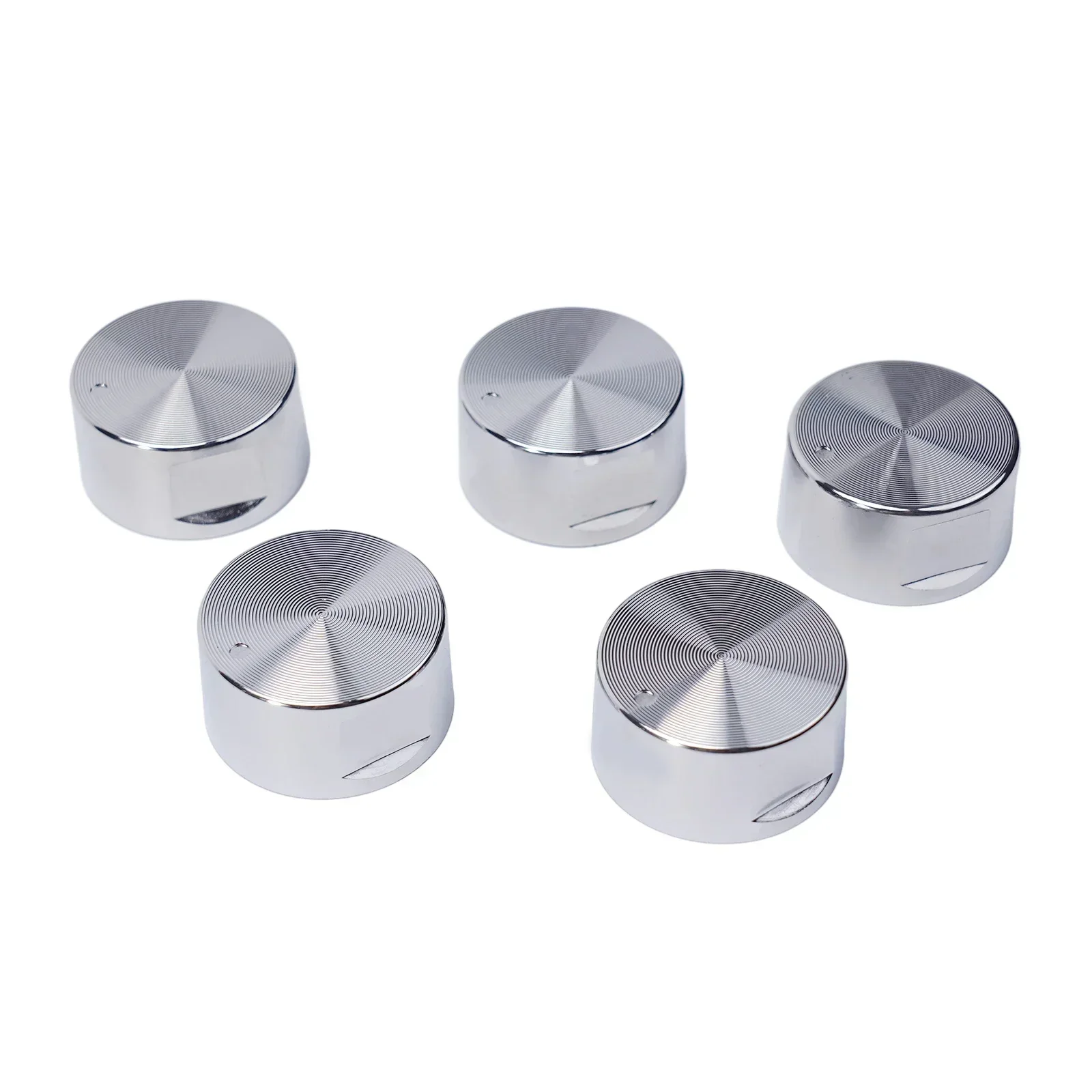 5pcs Aluminum Alloy Round Knob Gas Stove Handle Gas Stove Rotary Switches For Gas Stove Kitchen Accessories 6mm