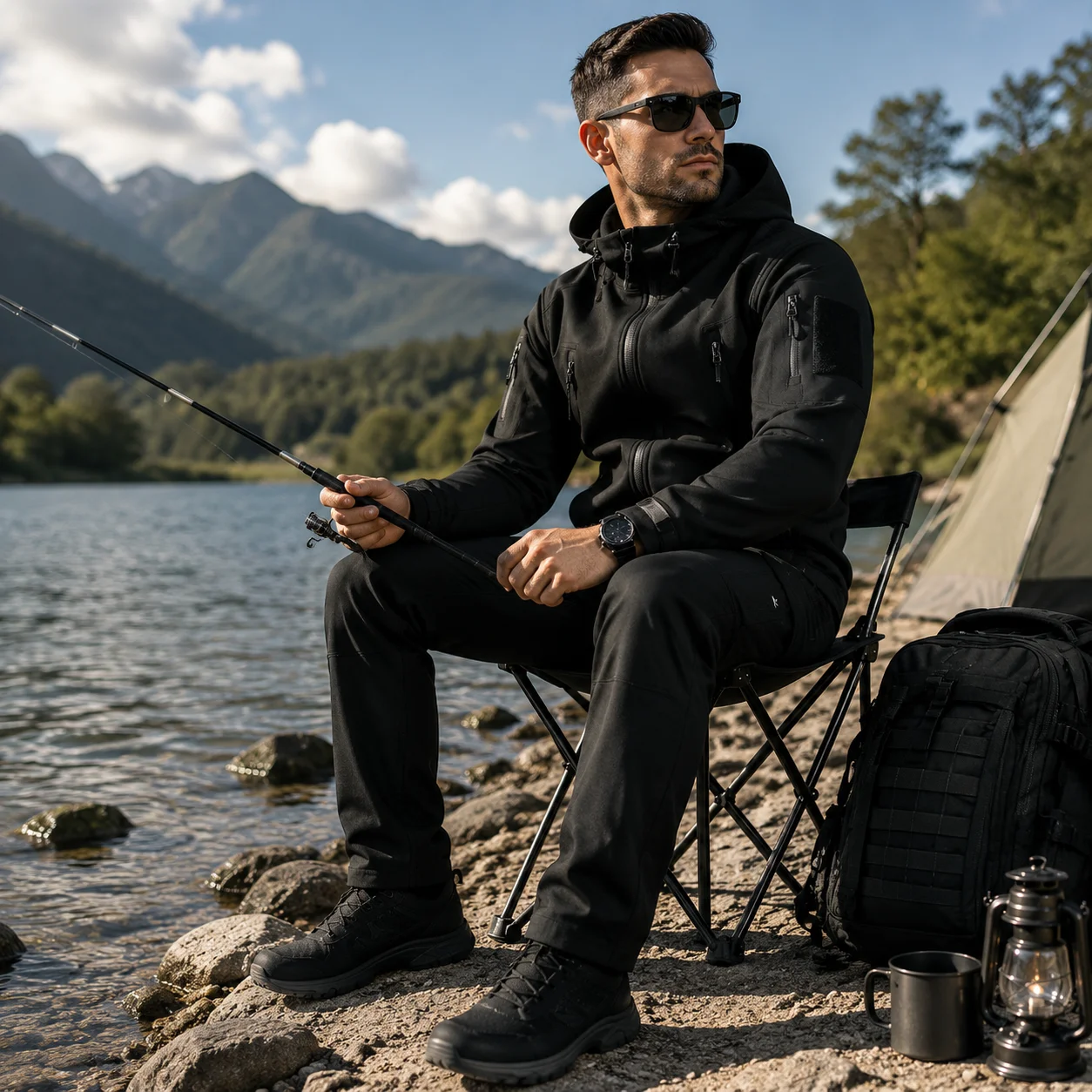 Men's Combat Tactical Suit Camo Set Wear-Resistant Waterproof Jackets Thicken Outdoors Fleece Warm Hunting Clothes Thermal Pants