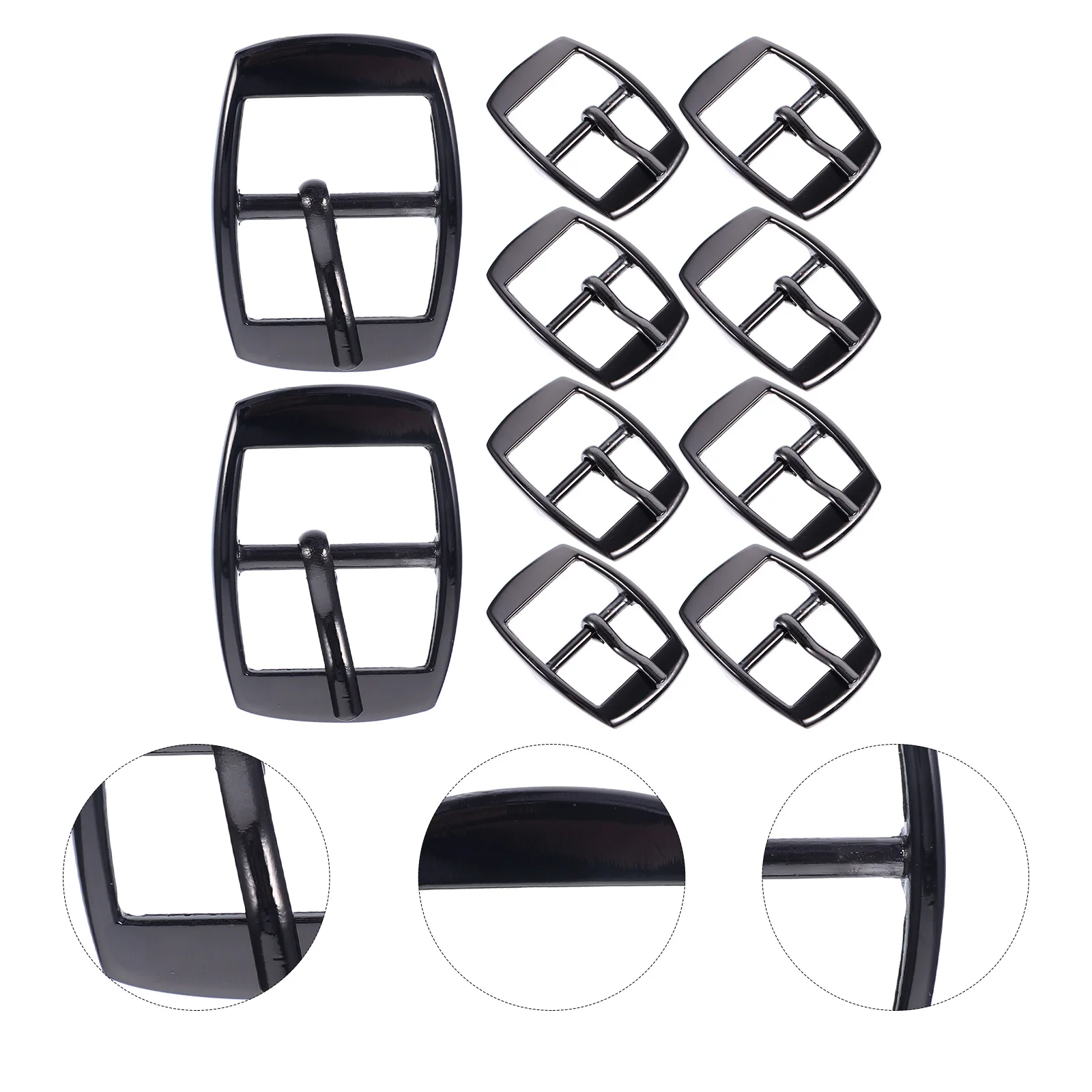 10 قطعة حزام سبائك الزنك للرجال النساء Diy بها بنفسك الملابس والاكسسوارات استبدال لحقائب الظهر حزام أبازيم الأسطوانة المعدنية أبازيم #6