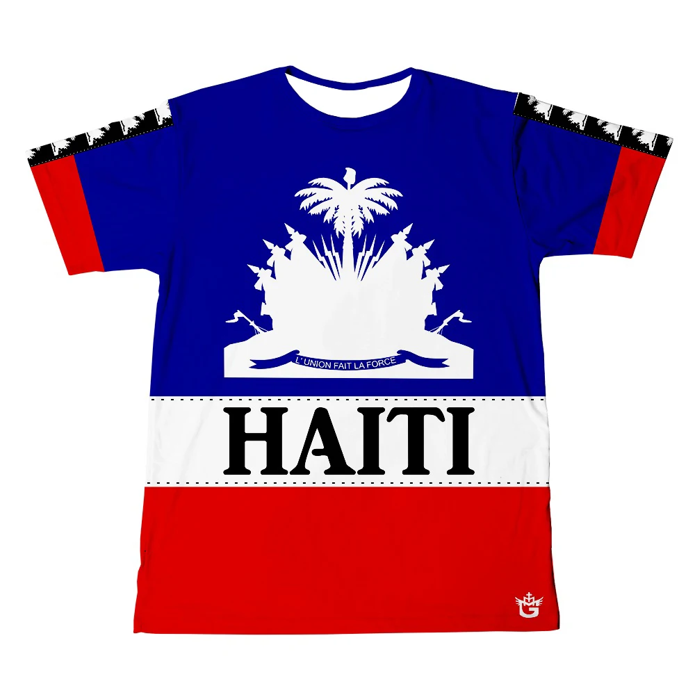 Haitian Style Fan Gift 3D Printed Casual, Comfortable, Breathable, and Quick Drying Men's and Women's Street T-shirts