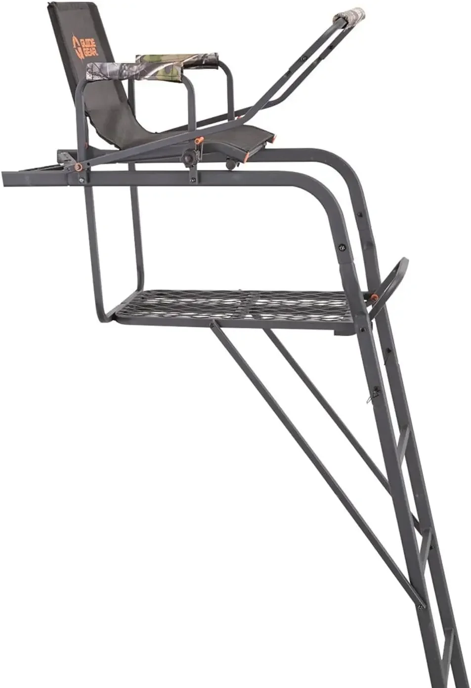 15.5' Climbing Ladder Tree Stand for Hunting with Mesh Seat, Hunting Gear, Equipment, and Accessories