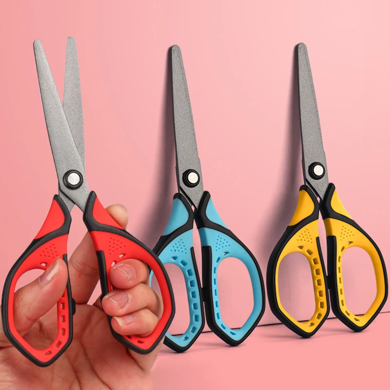 Non-Slip Clippers Tailor Scissors Sewing Shears For Cutting Fabric Sewing Cutter Paper Cross-Stitch Embroidery Scissors Tools