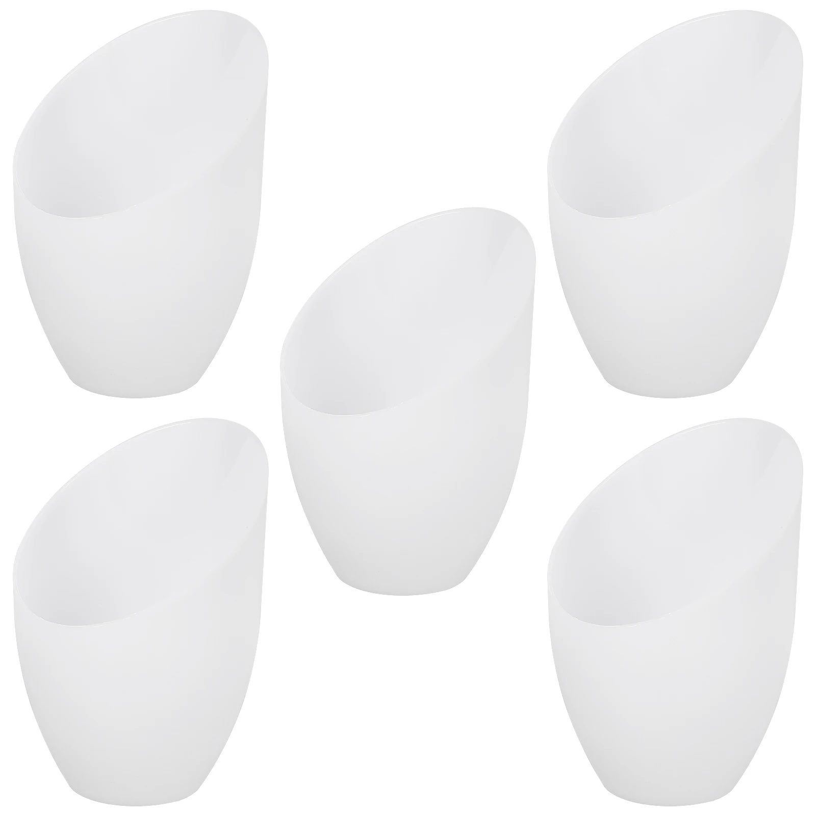 

5pcs Horseshoe Lampshade Inclined White 42mm Lamp Cover Bedroom Office Decorative Light Shade Plastic Chimney