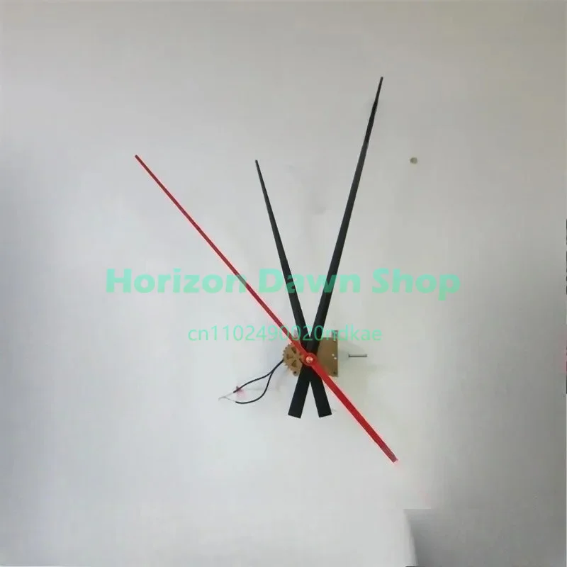 Oversized Wall Clock Movement 220V - Heavy-Duty Metal Gear High Torque Motor, Equipped with 45cm Long Hands for Large Clocks