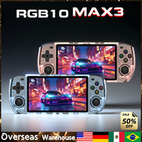 POWKIDDY RGB10 MAX3 Retro Handheld Game Console Retro Game Console RK3566 Children's Gifts Retro Gaming Video Game Consoles