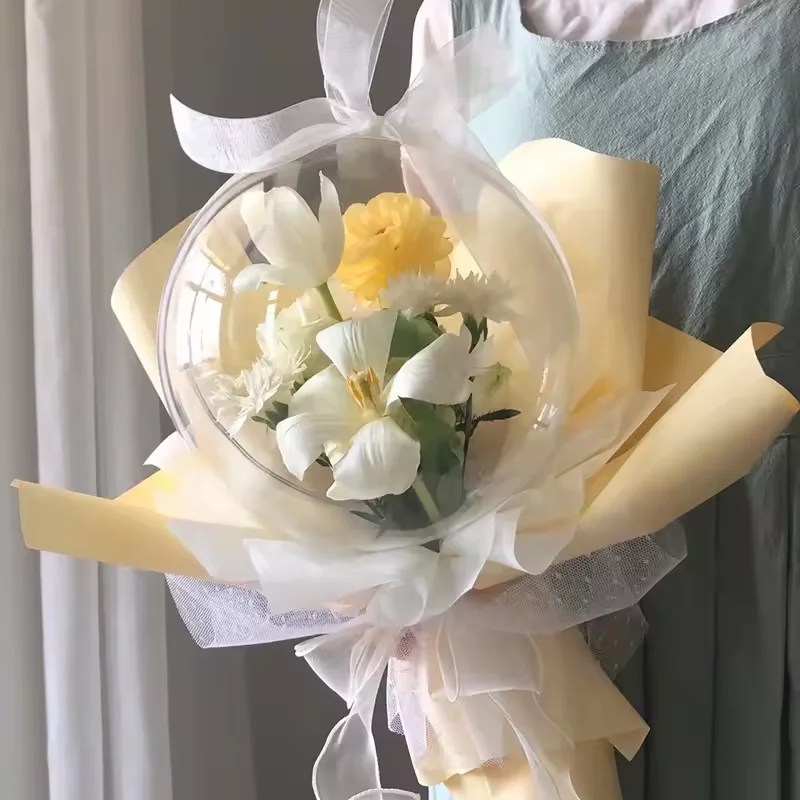 Palloncino trasparente a elio Bobo per matrimoni natalizi, baby shower, composizioni per feste di compleanno per bambini, decorazione con ghirlanda ad arco