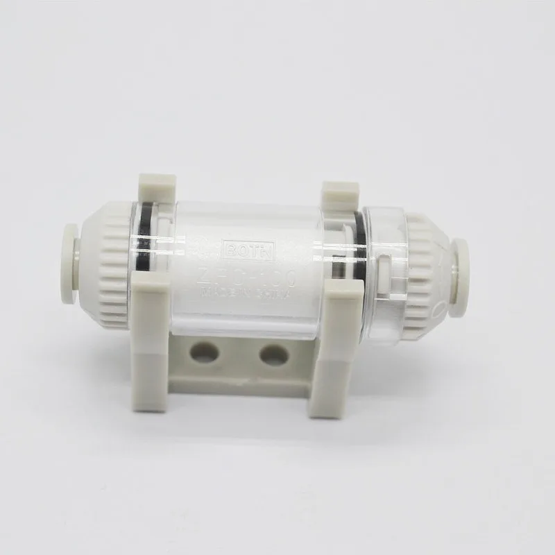 Pneumatic Pipeline Vacuum Generator Filter ZFC100/ZFC200 Negative Pressure Filter Core Cotton Quick Plug Pipe