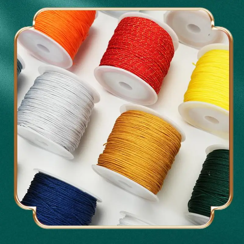 0.8MM 50M Colorful Strongely Elastic Bracelet Wires String Cord Stretch Bead Cord For Jewelry Making And Bracelet Making