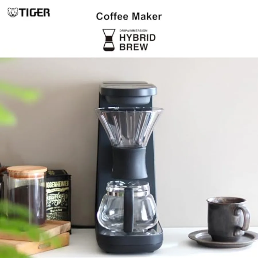 Caffettiera ibrida automatica per versare e fare l'immersione con un design innovativo che garantisce l'identificazione eccezionale della qualità del caffè
