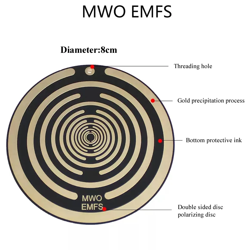 

Multi frequency Oscillating Polarization Disk Antenna Passive MWO Pendant Five line Color Disk Self repairing Energy Disk