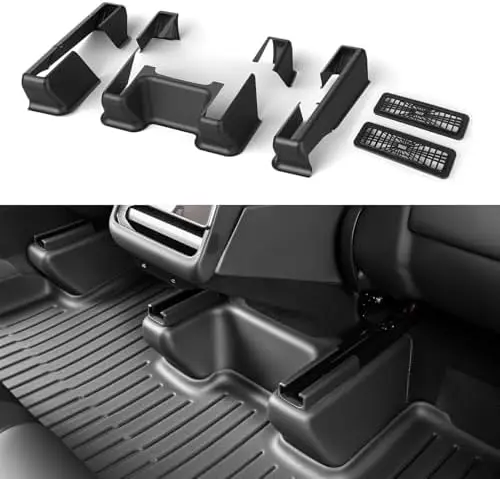 

Model Y Underseat Protector Kit 2025-2026 | Juniper Seat Track & Air Vent Covers – 7-Piece Set