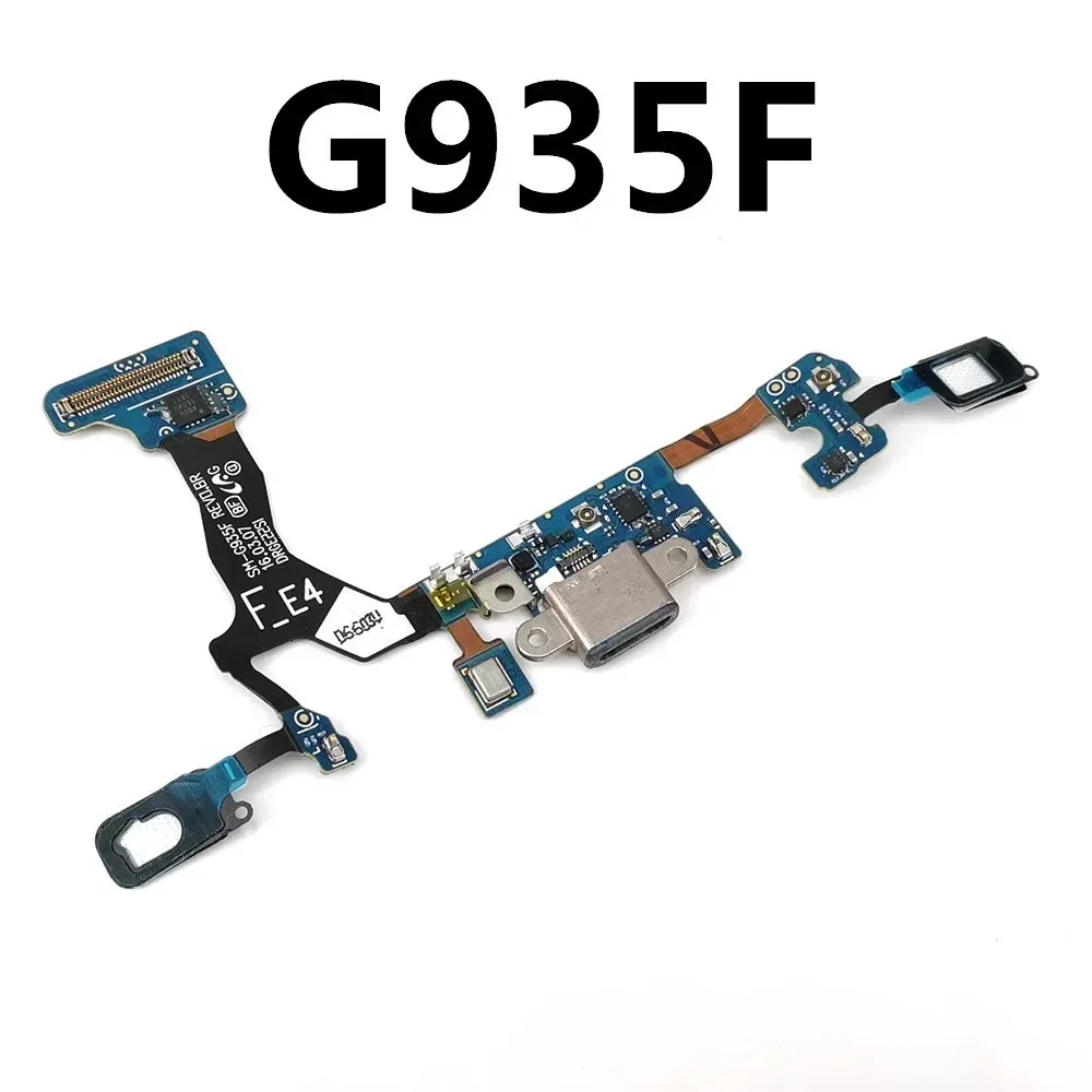 1 stuk USB Charger Port Jack Dock Connector Flex Kabel Voor Samsung S6 S7 S8 S9 Rand Plus Opladen Board module G920F G925F