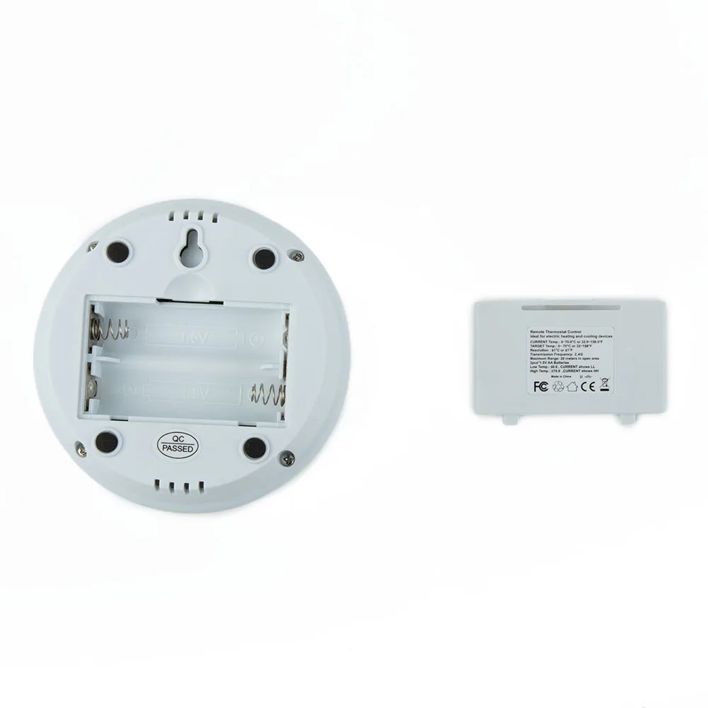 Smart Thermostat Wireless Thermostat Display Clock LCD Backlight No Installation Is Required The Current Temperature