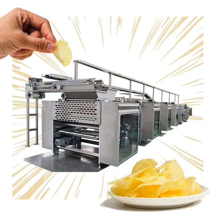 Multi-functional Potato Chips Making Machine Crisp Chips Production Line