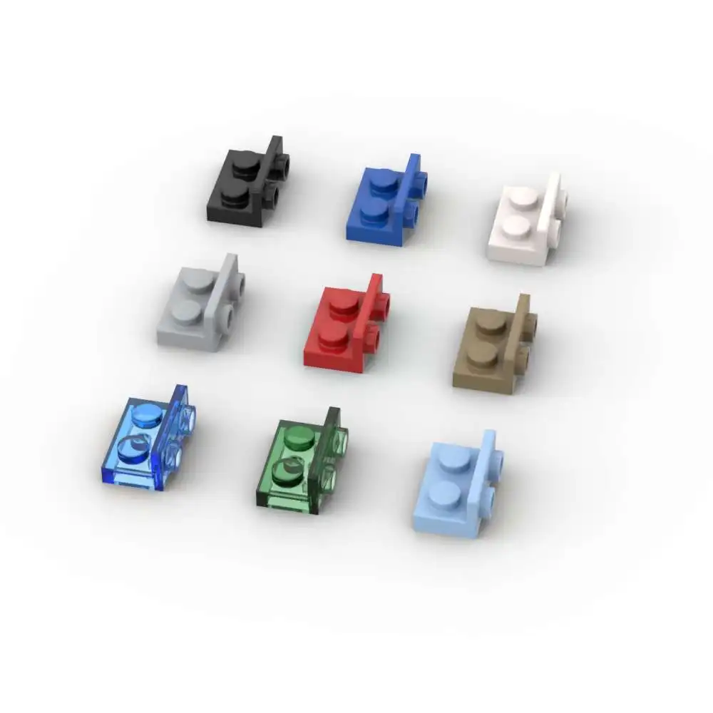 MOC 10PCS Puzzle Particle 99780 1x2-1x2 Reverse Bracket Component Building Blocks Idea Bricks Toy Children Kid Gift Dropshipping