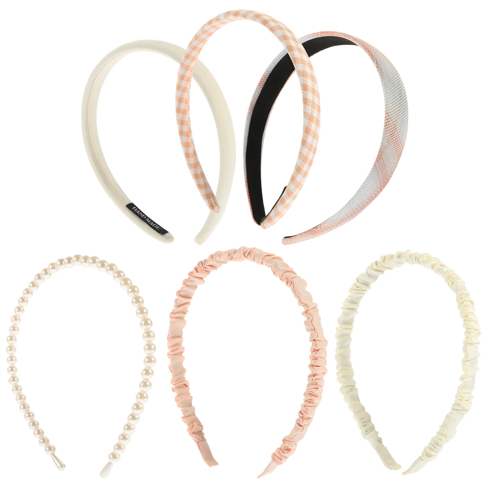 

6 Pcs Headband Combination Set Cute Headbands Girl for Girls Fabric 's Fashion Women