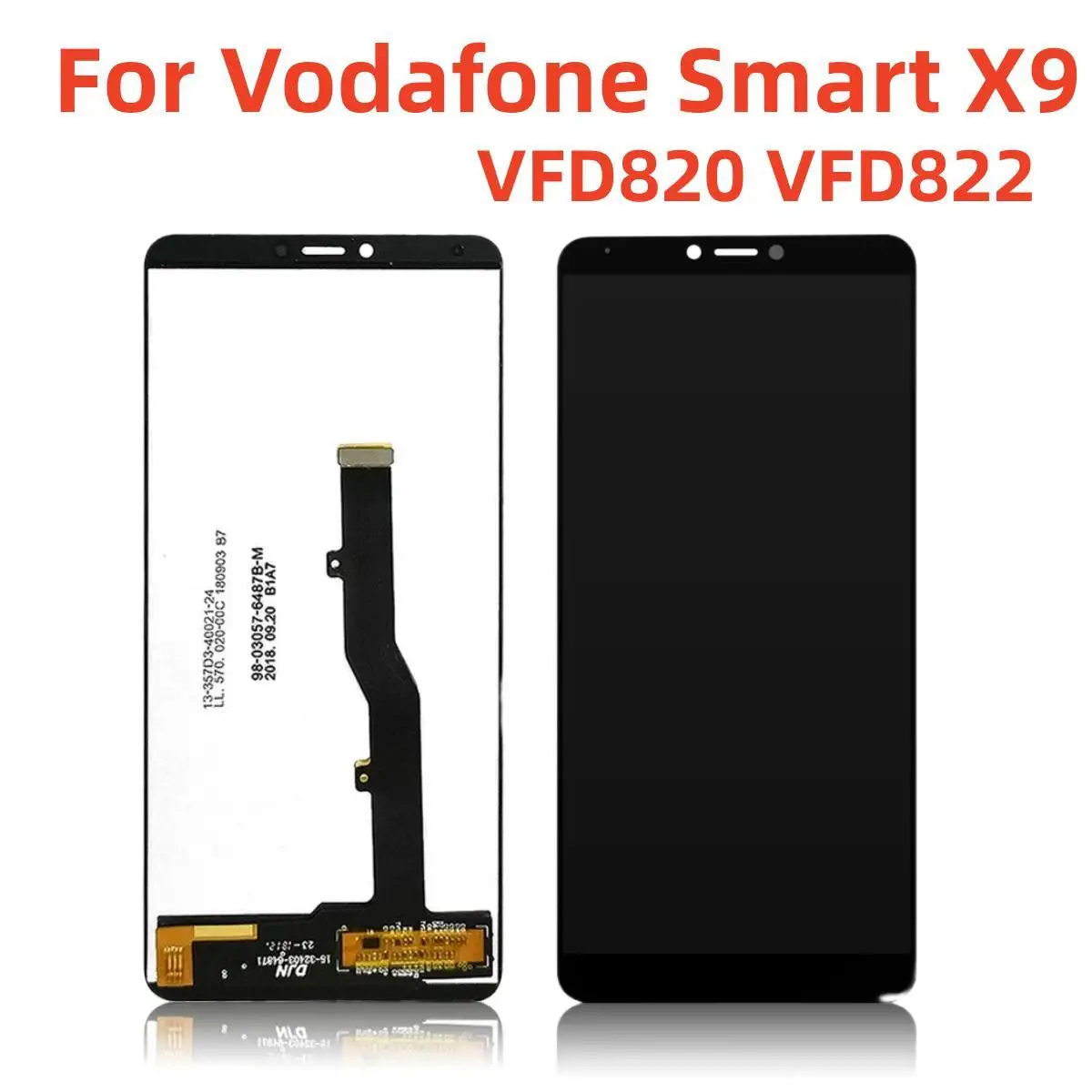 

100% Tested 5.7" For Vodafone Smart X9 vfd820 vfd822 vfd-820 vfd-822 LCD Display Touch Screen Digitizer Assembly Replacement