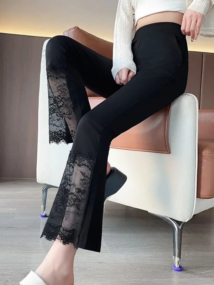 Büro Sommer Flare Hohe Taille frauen Hosen Hosen 90er Jahre Xxl Original Outfits Harajuku Kleidung Herbst Ästhetische Weibliche Hose