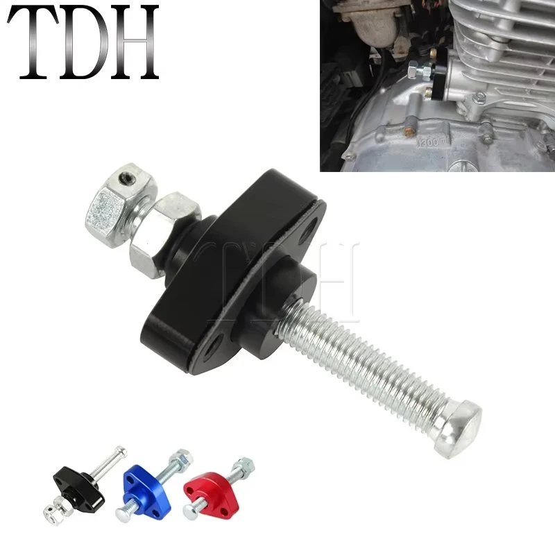 Tensor de corrente de distribuição manual para motocicleta cnc, para honda cbr 1100xx 900rr 600 f3 f4 f4i vtr1000 vf750 cb 600f 900f street atv