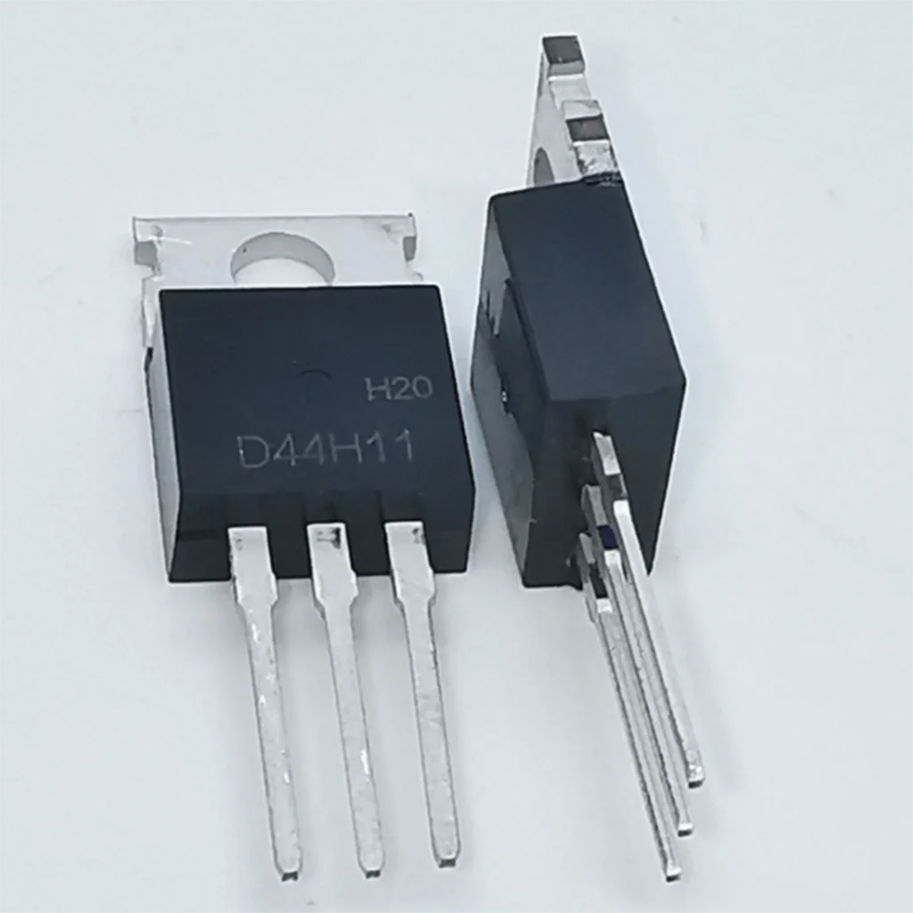 50Pcs/Lot D44H11 D44H11G TO-220 Into Crystal Triode Complementary Silicon Power Matching Chip