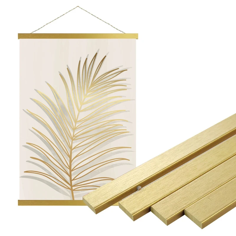 Gold Silber 21 30 40 50cm Magnetischer Posterhalter Rollbilderrahmen Wandkunst Fotorahmen Leinwanddruck Fotorahmen Wanddekoration