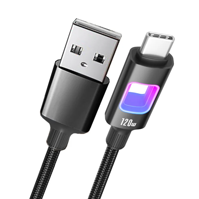 NNBILI Dual Type-C PD 120W USB-C zu USB-C Schnellladekabel Typ-C Schnellladung für MacBook iPad iPhone 17 16 Samsung Xiaomi