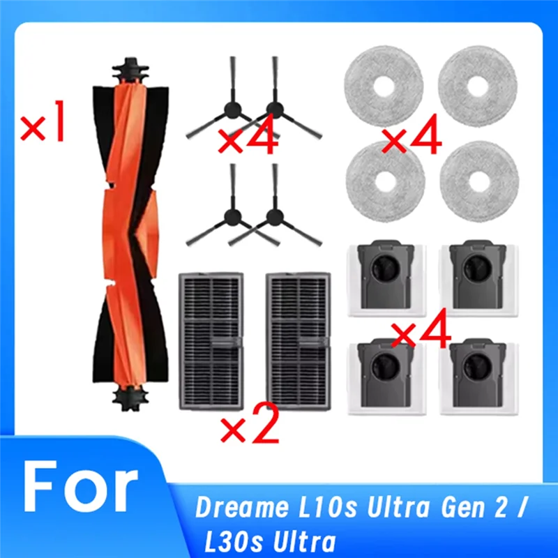 ABRS-For Dreame L10s Ultra Gen 2 / L30s Ultra ملحقات المكنسة الكهربائية ملحقات فائقة التحمل