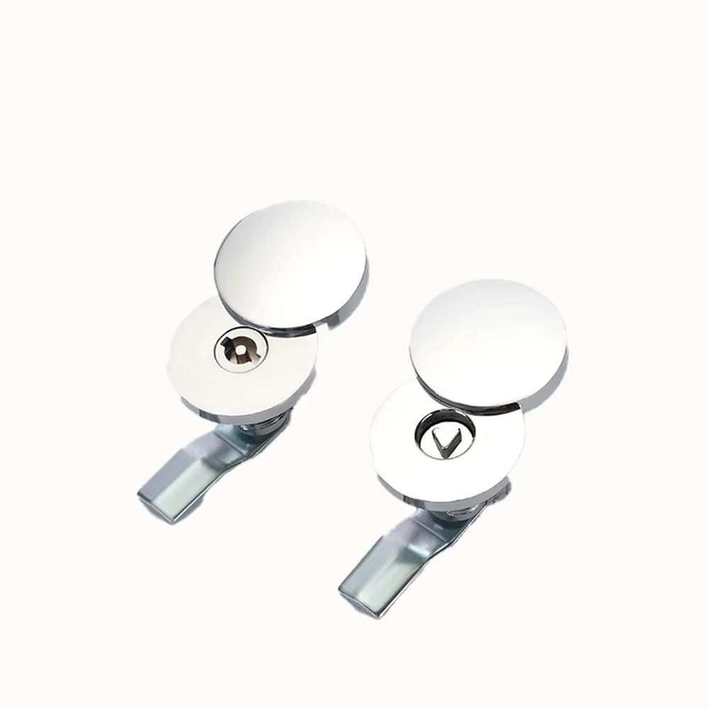 

MS823 Cylindrical Lock Turn Tongue Distribution Box Copper Lock Cylinder Outdoor Waterproof Chassis With Cover Door Hardware