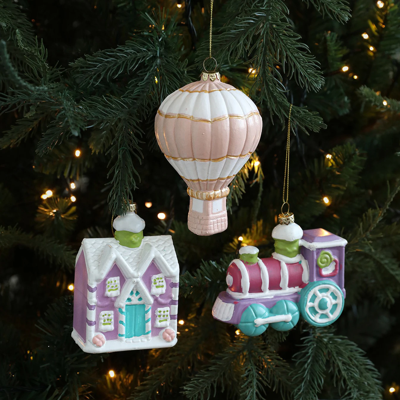 Christmas Macaron Ice Cream Donut Shape Snowman Ball Ornament Xmas Tree Hanging Pendants Home Party Navidad Christmas Decor 2026 - Image 3