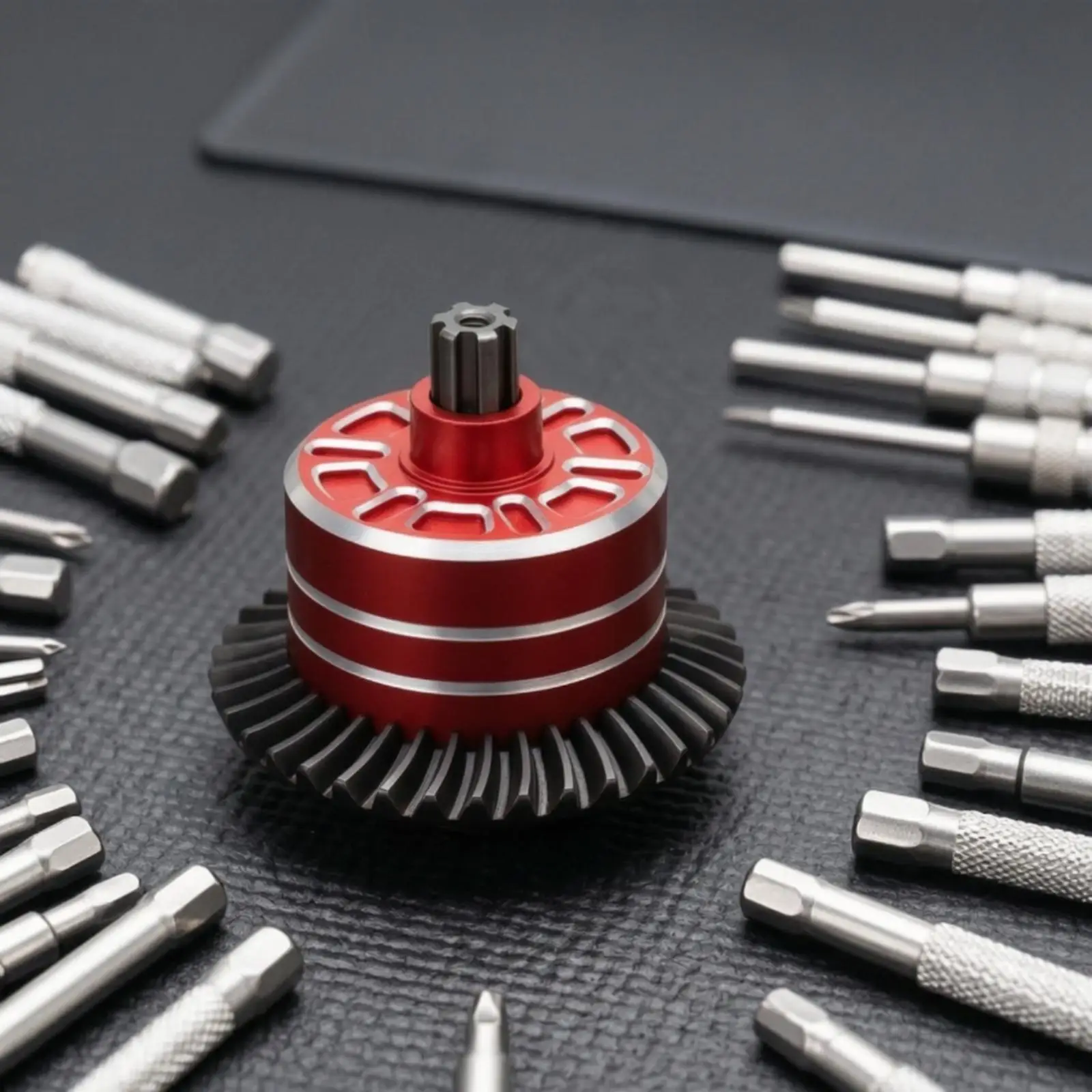 Differential Gear Assembly Precision-Machined Differential with Pinion Gear Metal for Hobbyists, Builders, RC Drivetrain Tuning