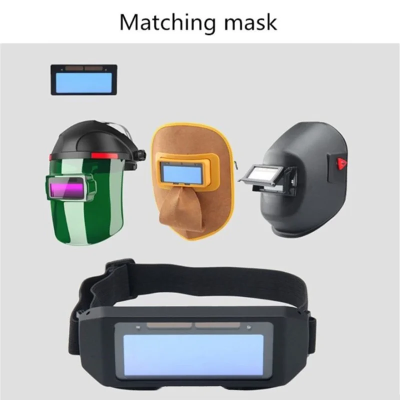 ALIM-Solar Powered Welding Lens Automatic Dimming Welding Glasses Welding Helmet Mask Accessories For Welding Lens Goggle Durabl
