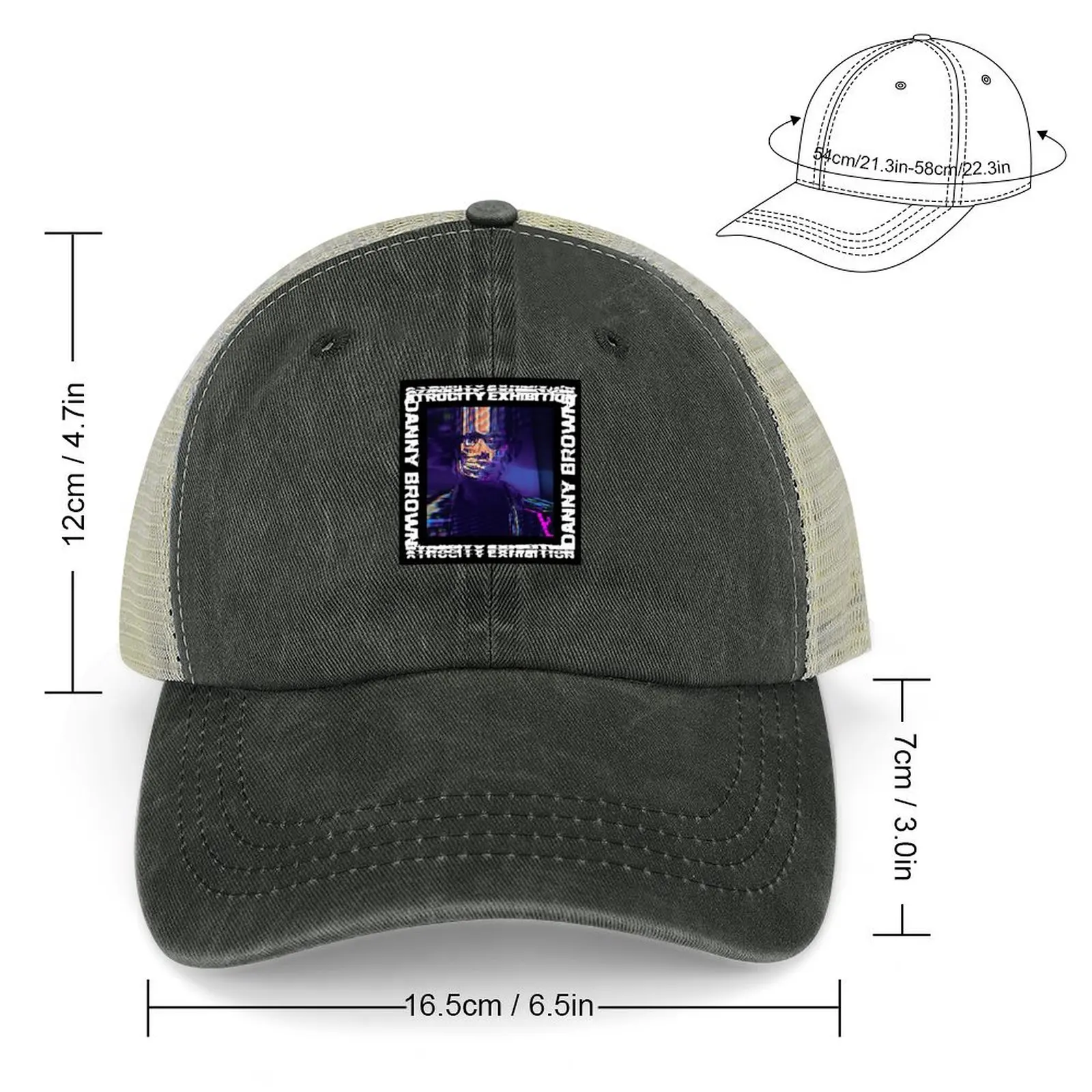 Danny Brown - Atrocity Exhibition Cowboy Hat Golf Cap Anime Hat Sports Cap Vintage Mens Tennis Women's