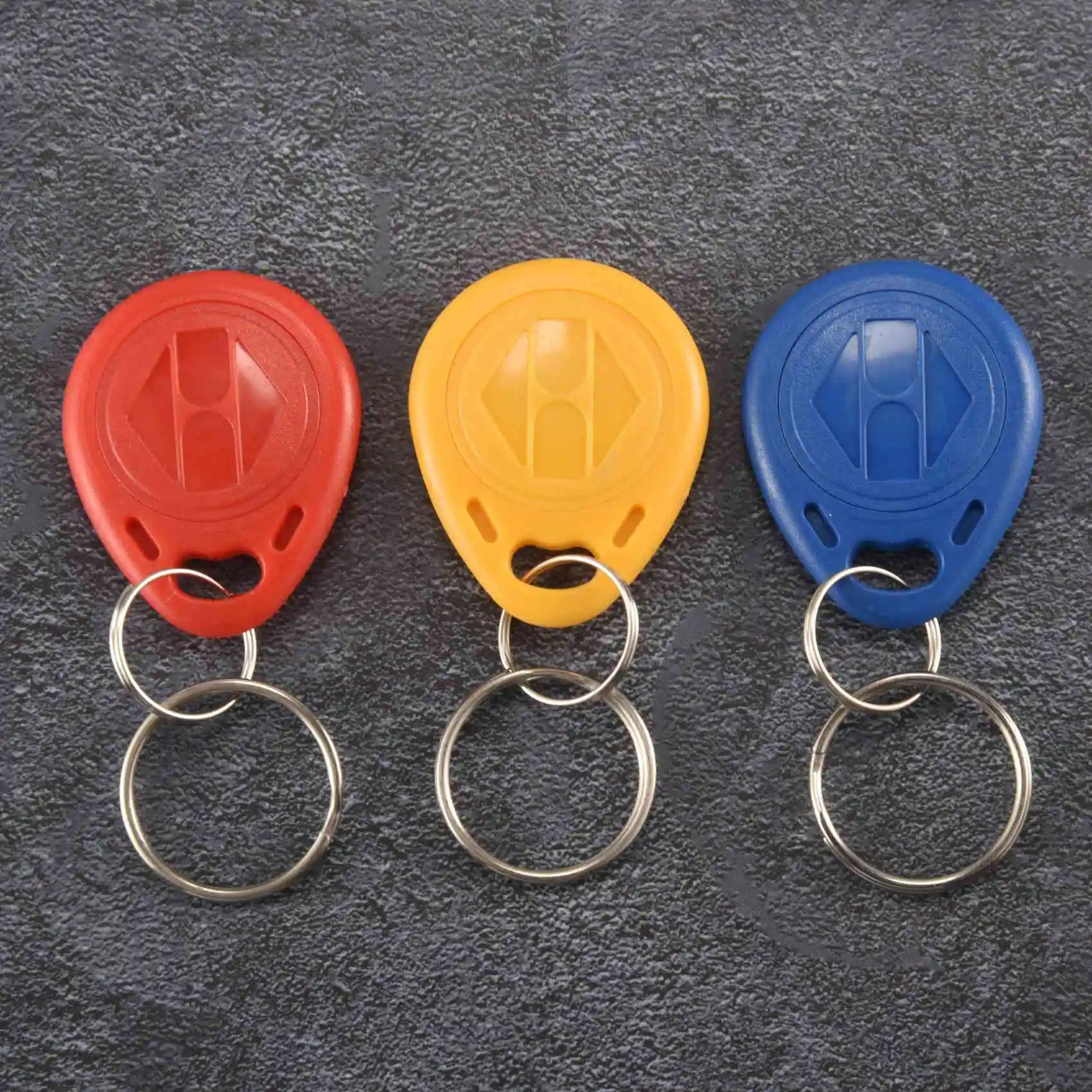 

B24B 50Pcs T5577 Blank Key Tag RFID Chip Ring Cards Tags Keytag 125 Khz Copy Rewritable Writable Duplicate