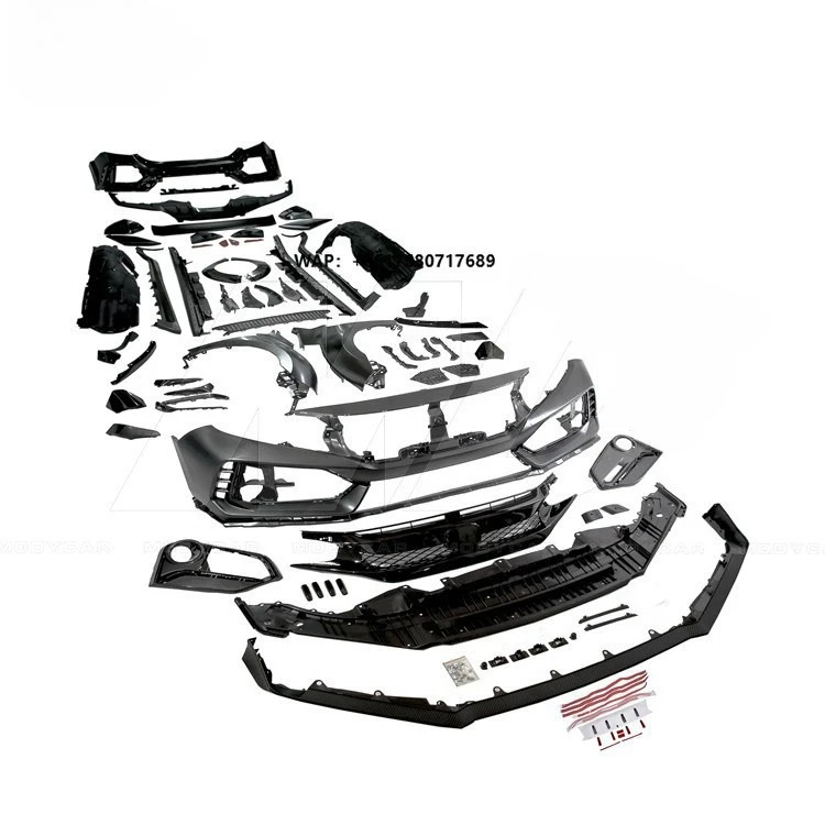 

T R Style PP Wide Body Kits for 2017-2021 Civic Fk8