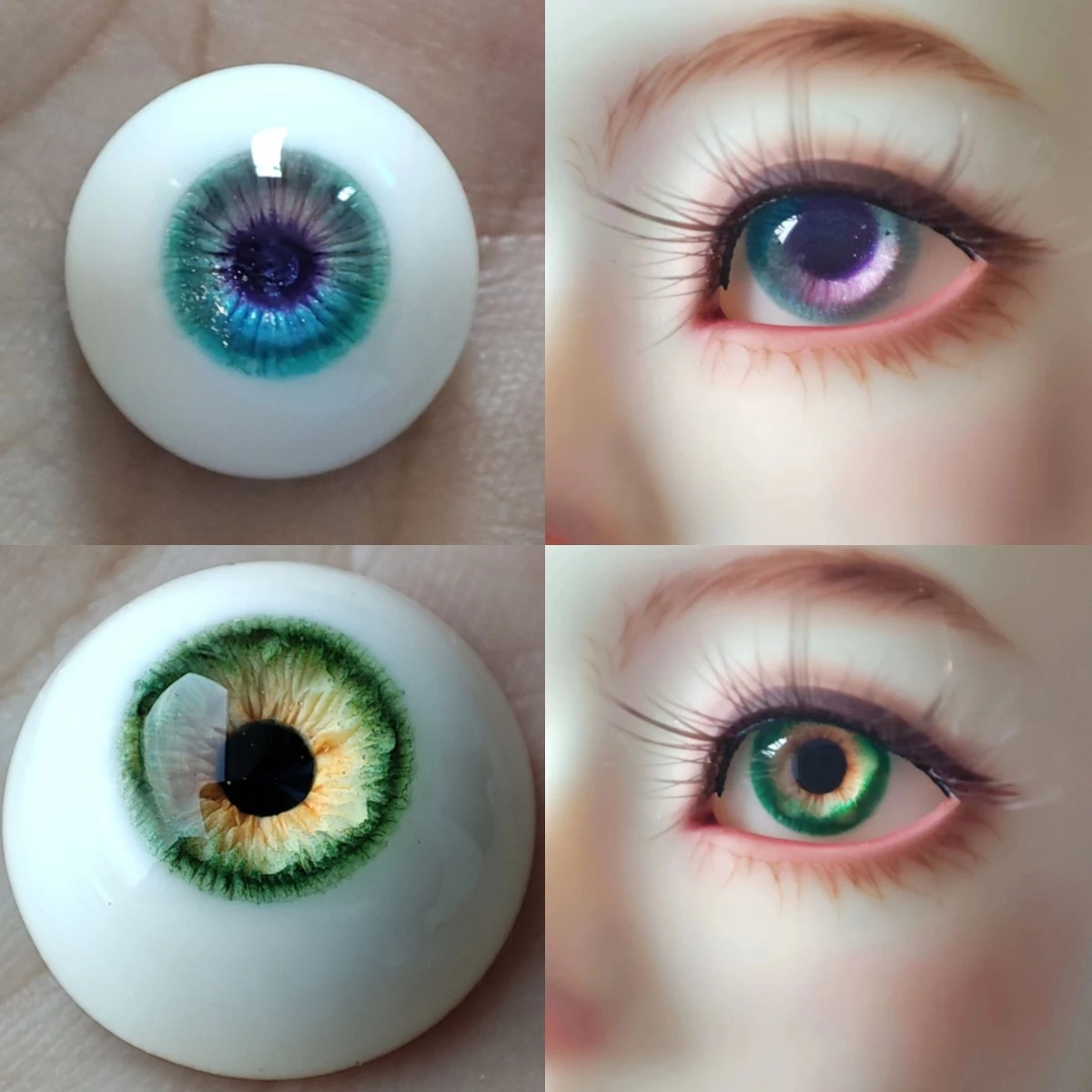 

BJD Eyes doll eyes 8mm-20mm doll gradient plaster Eyes for toys 1/8 1/6 1/4 1/3 SD DD doll accessories 8mm-20mm doll eyes