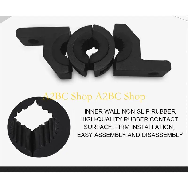 

A2BC LED Motorcycle Work Fog Light Bar Slide Lamp Mount Brackets Shockproof