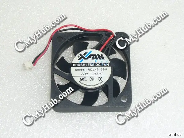 For XFAN RDL4010S5 4010 40x40x10 DC5V 0.13A 4010 4CM 40MM 40X40X10MM 2pin Cooling Fan RDL4010S5