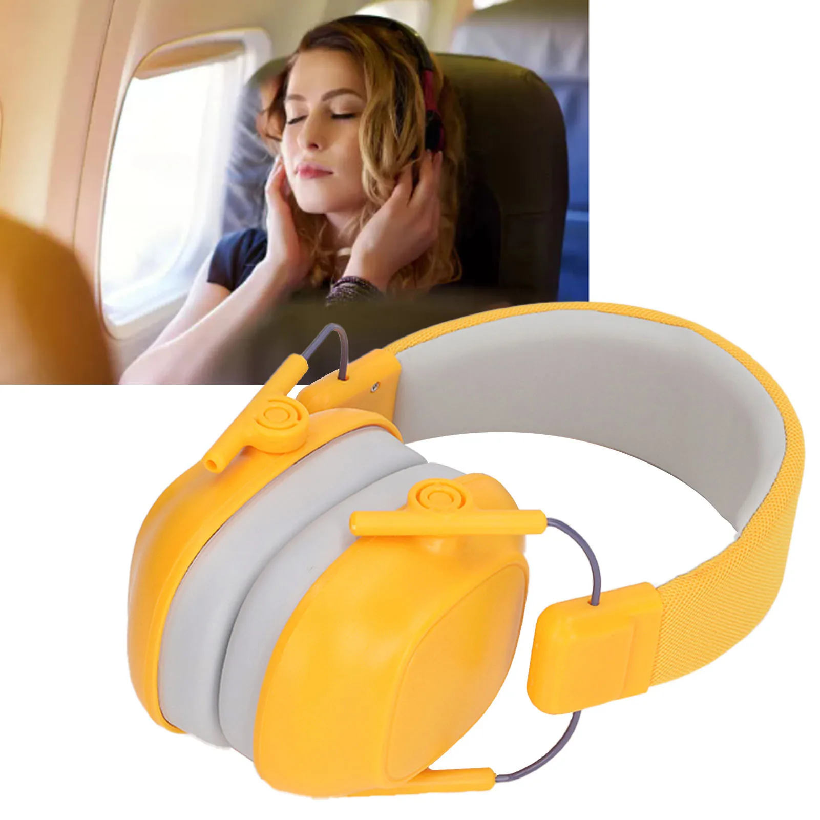 Dobrável Soundproof Ear Muff para Proteção Auditiva, Redução de Ruído Headphone, Earmuff Segurança, NRR, 25DB, ZK30