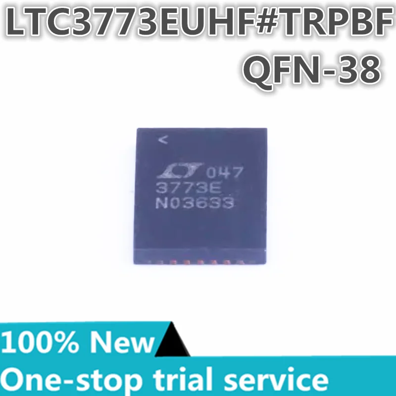 

New original LTC3773EUHF#PBF LTC3773EUHF#TRPBF QFN38 Silk screen 3773E Three output synchronous step-down three-phase DC/DC cont