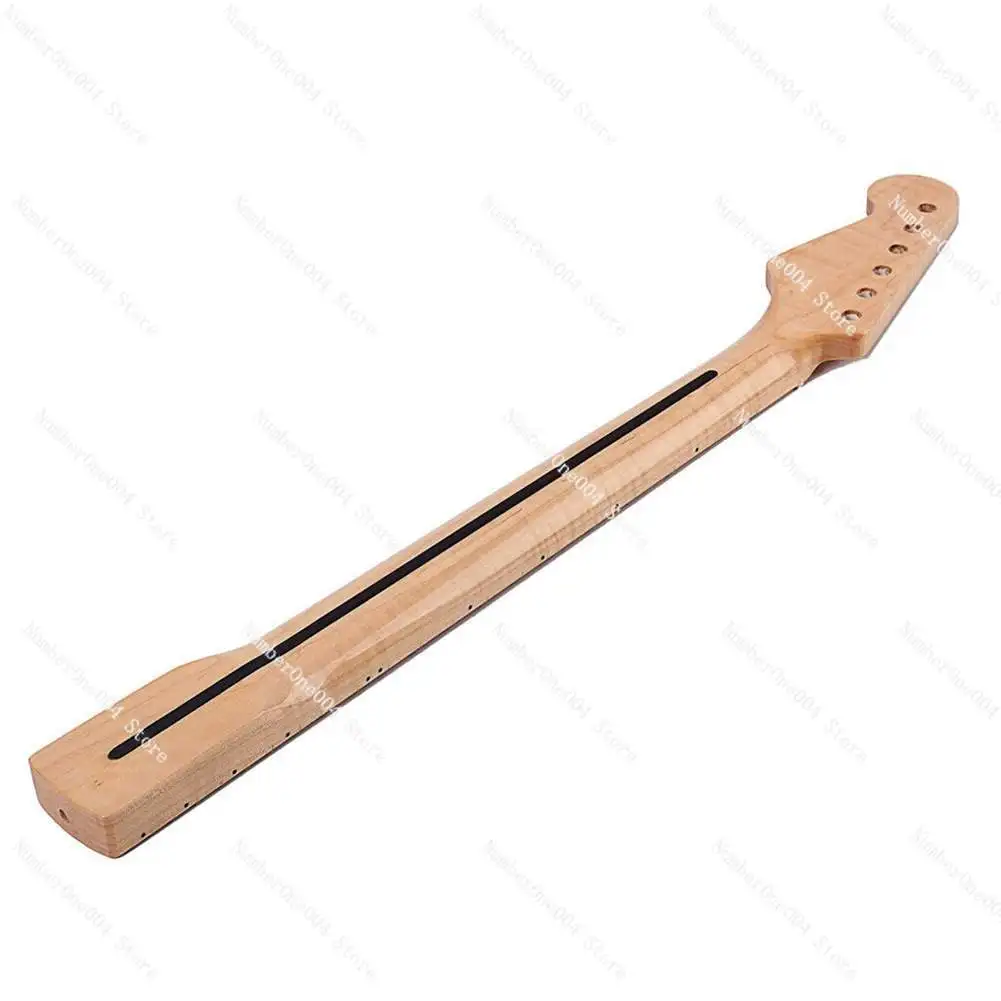

22 frets, maple fretboard, electric guitar neck handle for ST Strat -- with midline