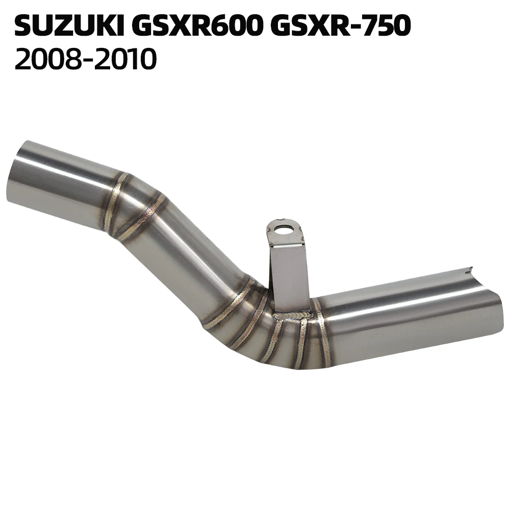 GSXR750 exhaust pipe connection original muffler For Suzuki GSXR600 GSXR750 GSX R600 R750 K8 K9 K10 2008-2010 Moto mid pipe