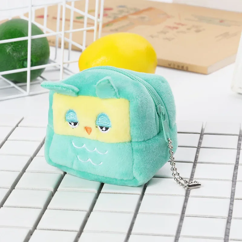 Mini Coin Purse Bag Cute Plush Cute Small Coin Wallet Women Coin Money Earphone Holder Wallet Pouch Pocket Kids Handbag Gift