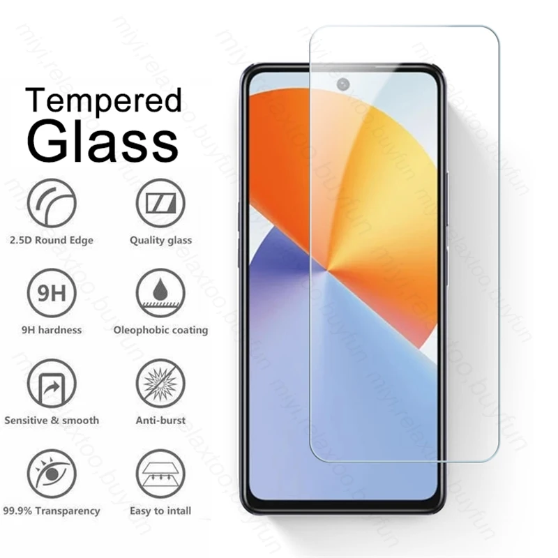 Infinix Note30 용 보호 유리, Note 30 Pro 4G NFC 카메라 유리, X6833B,X6711, 6.78 인치 스크린 보호대 필름 커버, 2To1
