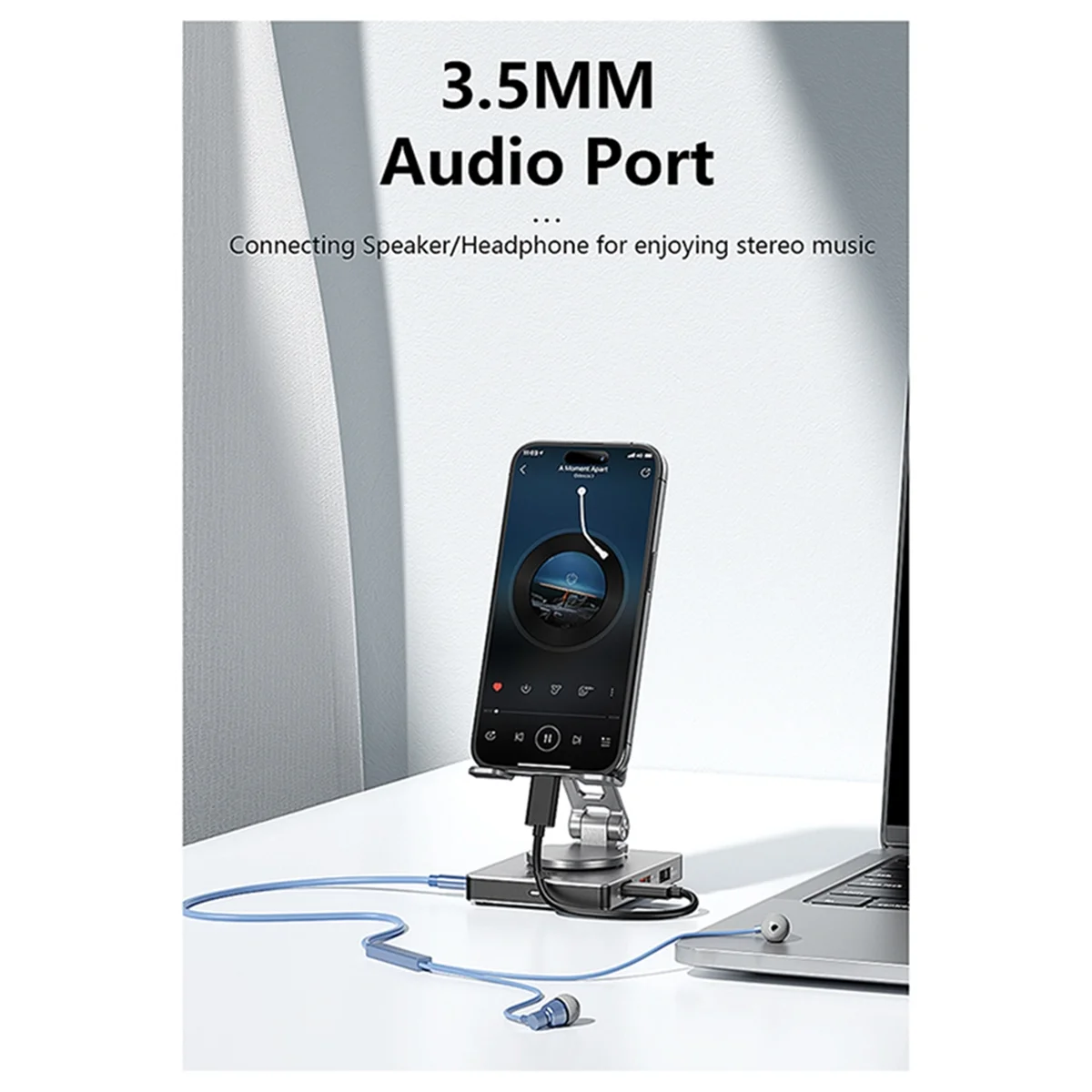 SUPER HOT 8 in 1 USB C Foldable Docking Station PD 100W
