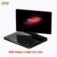 Ready Stock! GPD Pocket 3/ GPD Pocket 4 Mini Laptop Gold 7505/ AMD AI 9 365 Home 8 Inch Mini Laptop Mini Gaming Pc Pocket Laptop