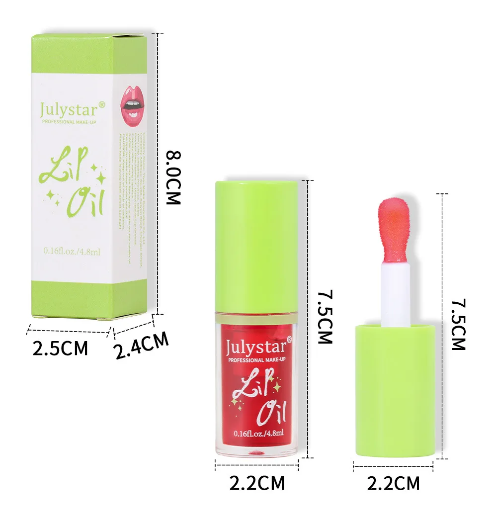 Julystar 6 Kleur Zachte Buis Lip Glazuur Lipgloss Hydraterende Lippenbalsem Transparante Kleur Lip Verhelderende Vrouwen Cosmetica