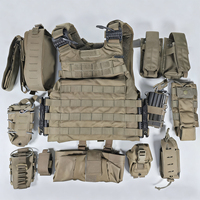 Tactical Quick-Release Vest Set Lightweight Flame-Retardant Compact Vest Military Combat Vest Outdoor Hunting Airsoft Equipment