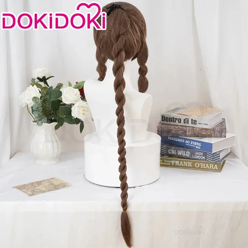 متوفر في المخزون ايريث شعر مستعار تأثيري لعبة FFVII DokiDoki المرأة شعر أشقر فاينل فانتسي السابع شعر مستعار ايريث غينسبورو غطاء شعر مستعار مجاني #5